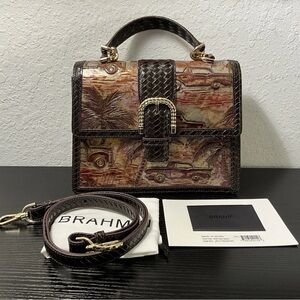 Brahmin Sm. Hallie MULTI COPA CABANA Satchel Shoulder Crossbody NWT